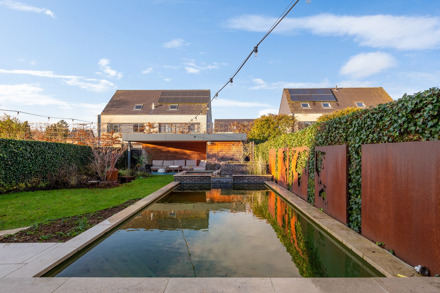 Ruime moderne woning met rustgevende tuin en aangelegde zwemvijver te Sint-job! afbeelding 26