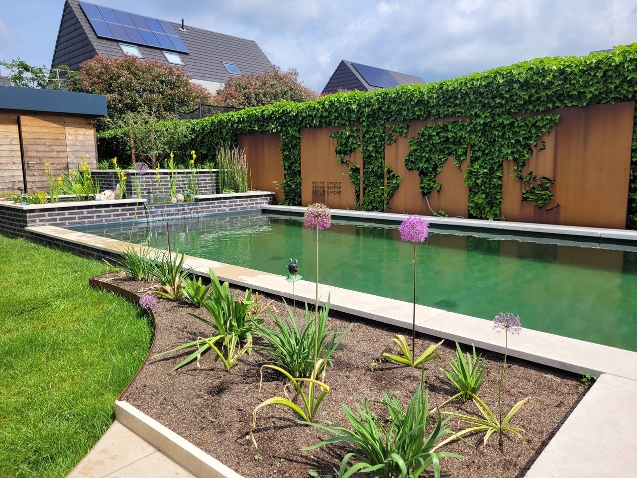 Ruime moderne woning met rustgevende tuin en aangelegde zwemvijver te Sint-job! afbeelding 35