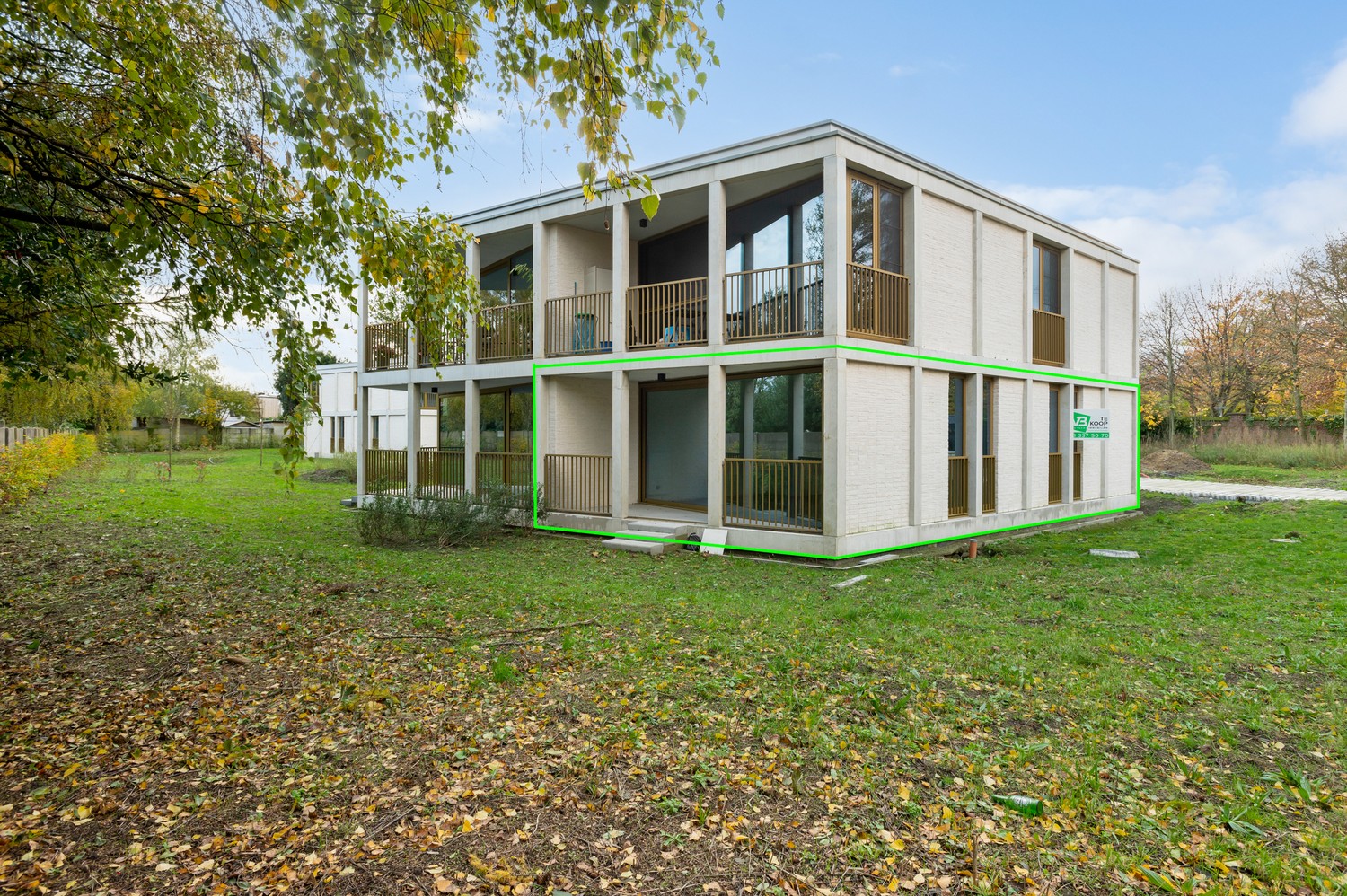 Energiezuinig (E23) gelijkvloers appartement met 2 slaapkamers en terras in een groene omgeving te Deurne! afbeelding 3
